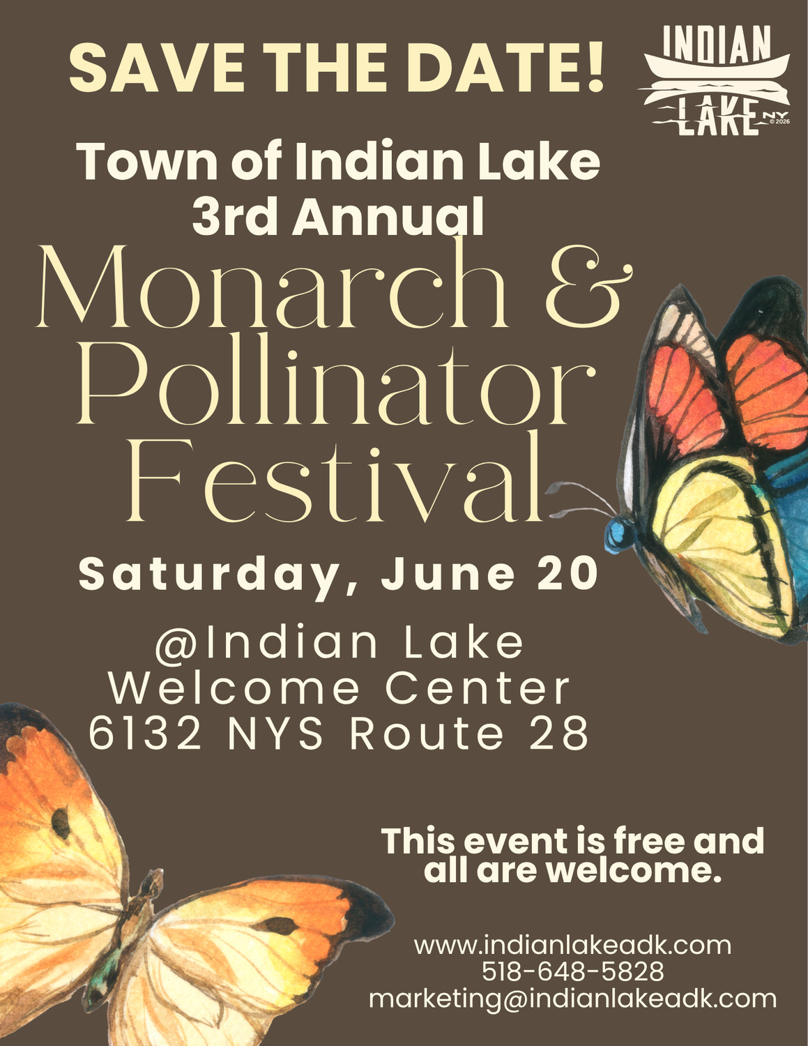Monarch & Pollinator Festival - Save the Date 2026